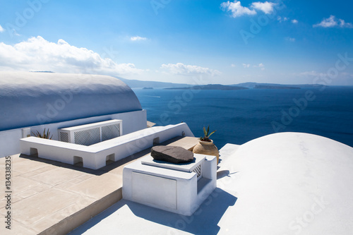 Santorini, Grecja, Oia - Luksusowy Resort z widokiem na morze 
