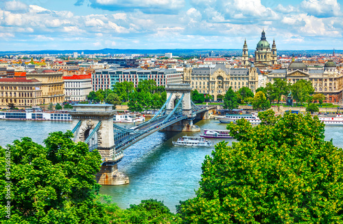 Chain bridge in Budapest