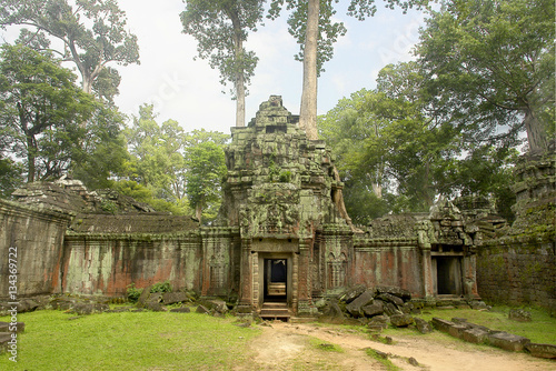Ta Prohm - the temple at Angkor, Siem Reap Province, Cambodia 
