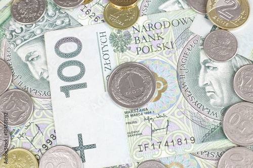 Polski złoty - monety i banknoty. 