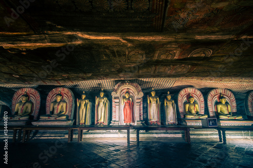 Ancient cave temple at Dambulla, Sri Lanka