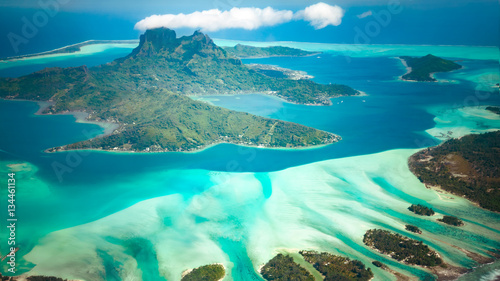 Bora-Bora vue du ciel