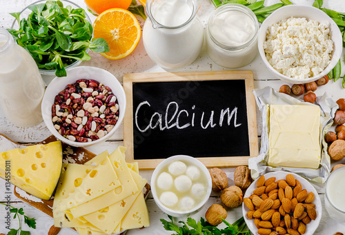 Products rich in calcium.