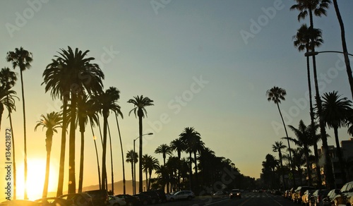 Sunset Boulevard, Santa Monica, Los Angeles