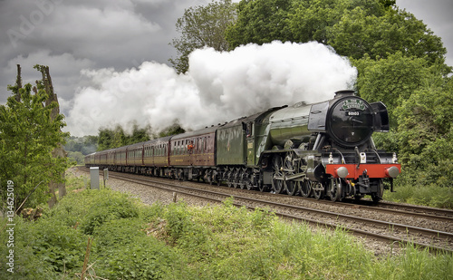 Flying Scotsman at Shere, Surrey 2016