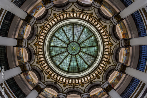 Ornate Glass Dome - Cleveland Trust Building - Cleveland, Ohio