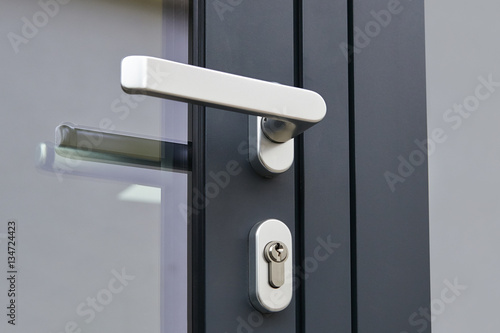 Exterior door handle and Security lock