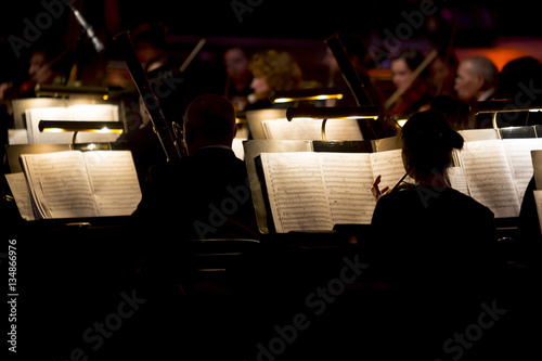 Orchestra symphony dark