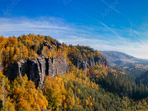 Nationalpark Sächsische Schweiz im Herbst
