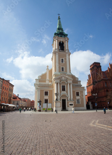 Kościół Świętego Ducha, zabytkowa świątynia katolicka, Toruń, Polska, Church of the Holy Spirit in Torun, Poland 