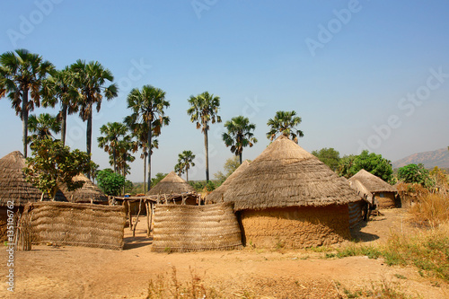 Traditional village in Cameroon 