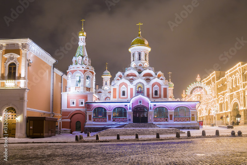 Kazan Cathedral Icon of the Mother of God on Red Square in Mosco