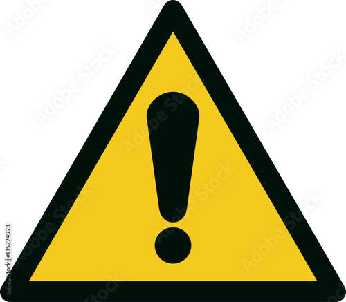 ISO 7010 W001 General warning sign