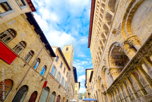 Arezzo main course of history and art