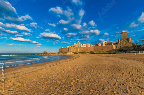 Termoli (Italy) - A touristic city on Adriatic sea in the province of Campobasso, Molise region, southern Italy 