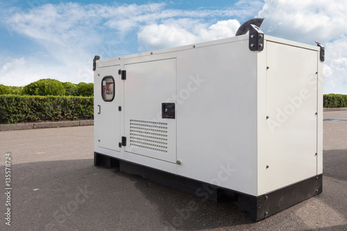 Mobile diesel generator for emergency electric power