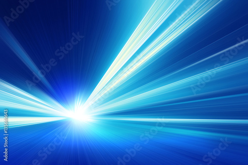 Abstract image of speed motion in the tunnel.