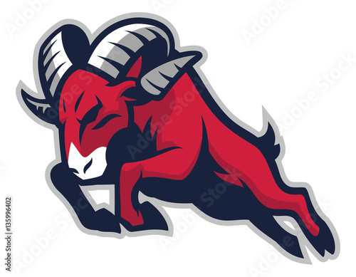 Ram Mascot Charging