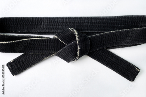 black belt martial arts master of Oriental