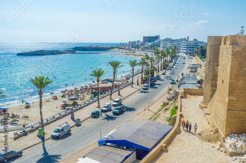 The coastline of Monastir