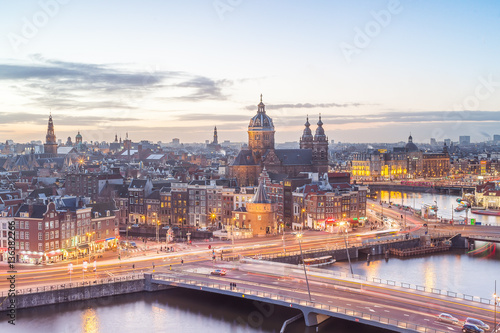 Amsterdam skyline