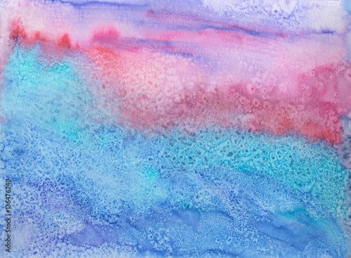 Watercolor abstract painting.