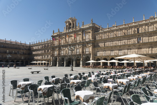 Salamanca (Spain): historic Plaza Mayor