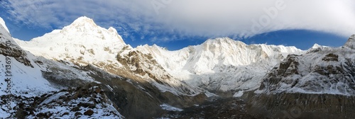 panoramic view from mount Annapurna south base camp
