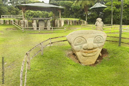San Agustín - pre-Columbian archaeological sites in the southern Colombian Department of Huila 