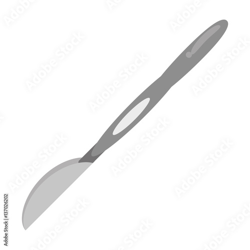 scalpel surgery tool hospital vector illustration eps 10