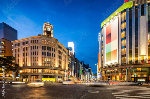 Ginza in Tokyo, Japan