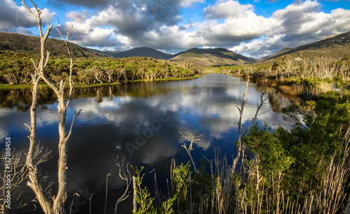 Reflections in Tidal River, Wilsons Promontory National Park, Victoria, Australia