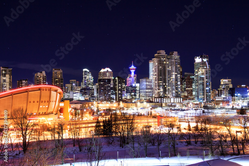 Calgary Downtown Night