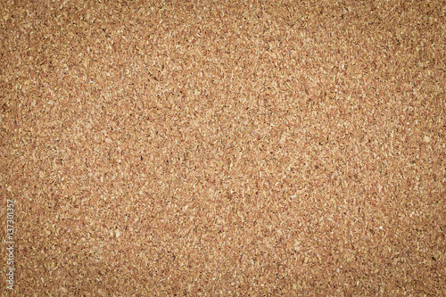 Brown vintage cork board texture background. Empty bulletin Board