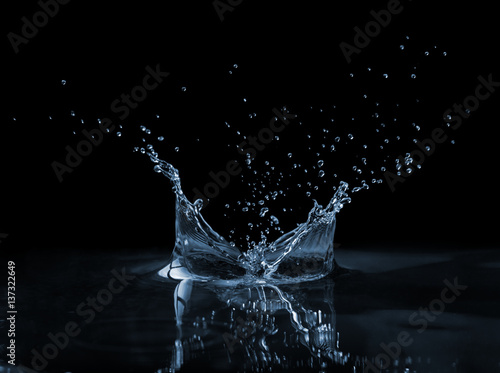 Splash on the water surface