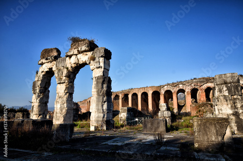 The Roman Amphitheater of Santa Maria Capua Vetere. Italy