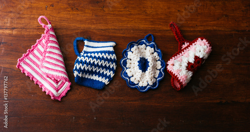 Crochet pot cloth