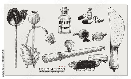 Opium Vector Set