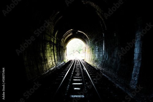 Tunnel of the railway