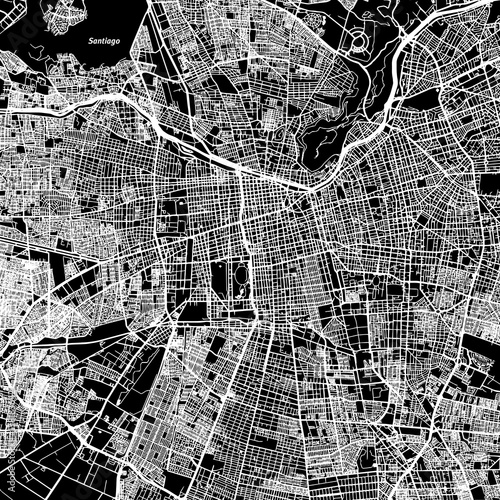 Santiago One Color Map