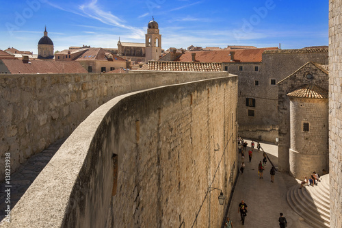 Dubrovnik Old Town view from City Walls