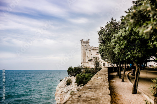 castle miramare of trieste italy