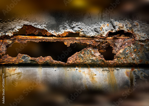 Rusty metal background