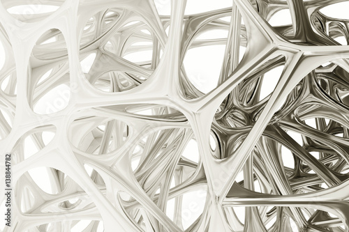 Rendering abstract bionic structure