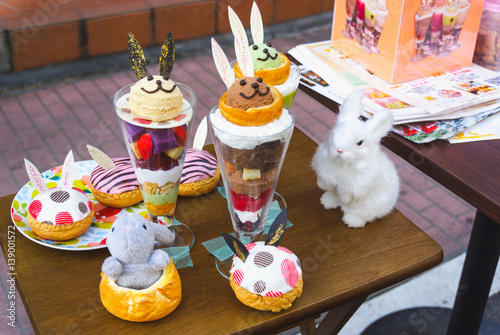 Fake food display in Tokyo