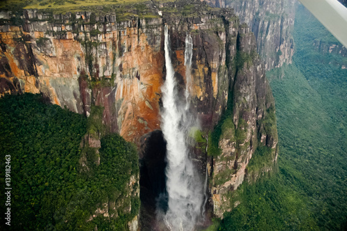Waterfall in Canaima Salto del Angel
