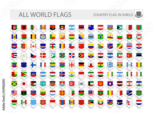 World Flags In Shields. Part 1
