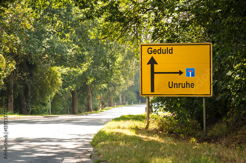 Schild 182 - Geduld