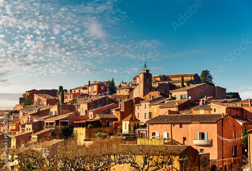 Roussillon village in France