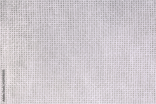 White burlap sack texture or background, closeup